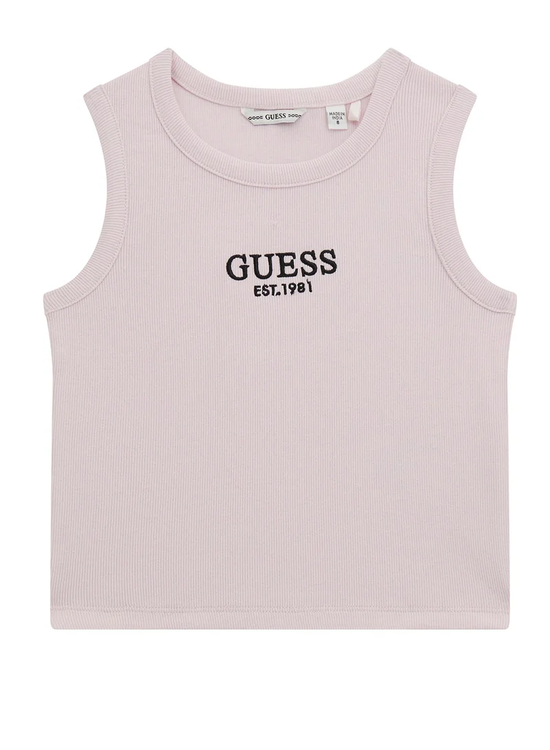 GUESS Kids Graphic Crew Neck T-Shirt