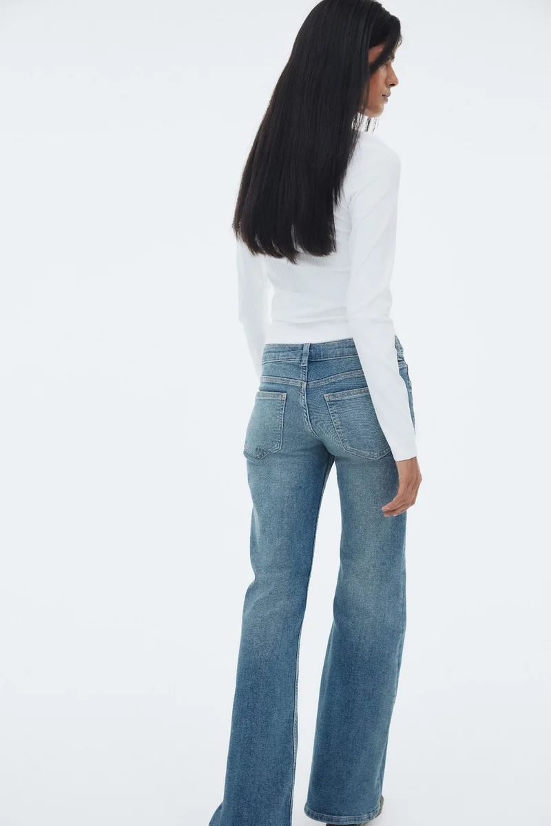 H&M Flared Low Jeans