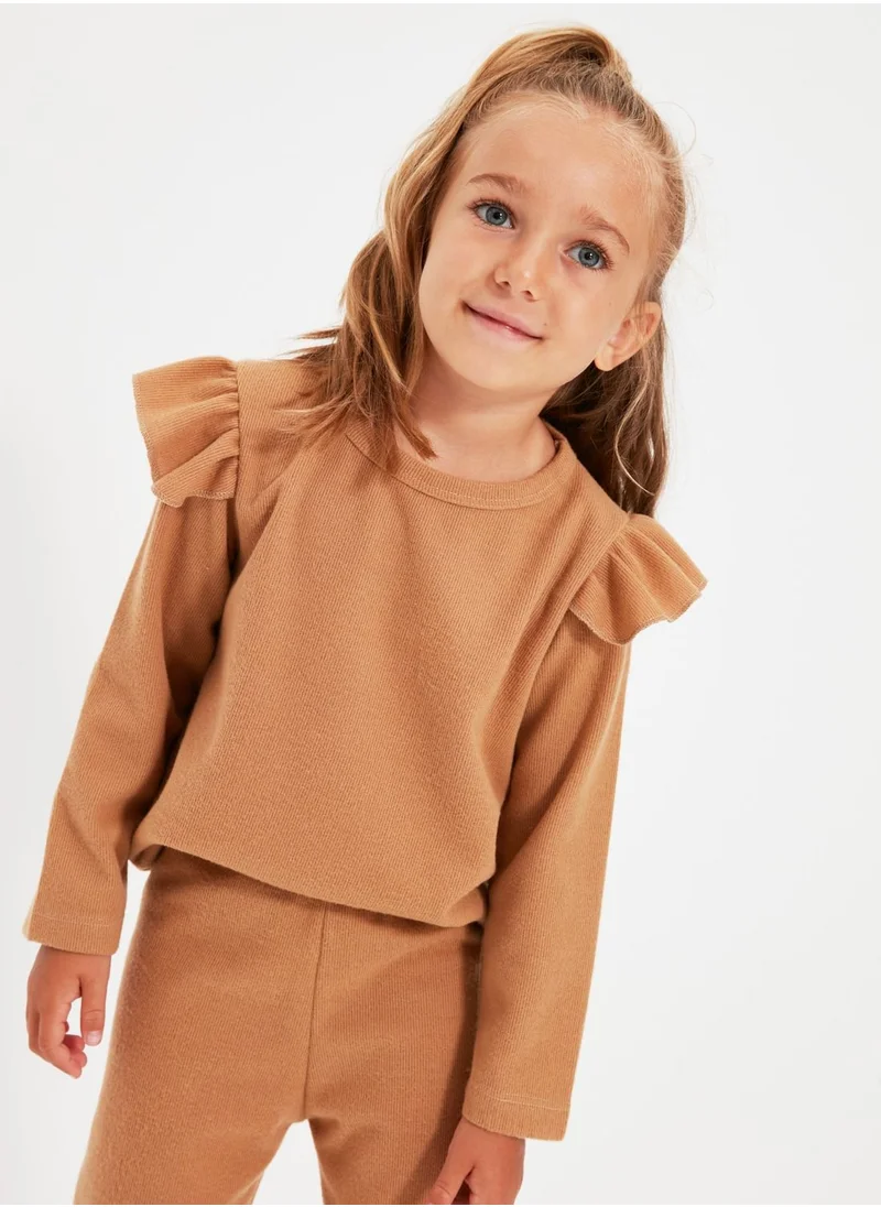 trendyol Kids Ruffle Sweatshirt