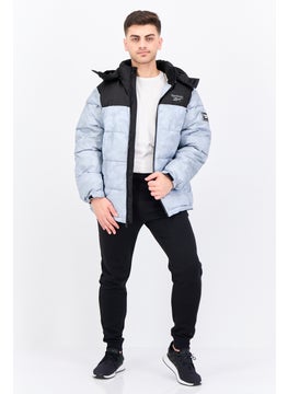 Reebok Men Sportswear Fit Long Sleeves Outdoor Jacket, Grey  - Image 4