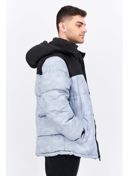Reebok Men Sportswear Fit Long Sleeves Outdoor Jacket, Grey  - Image 2