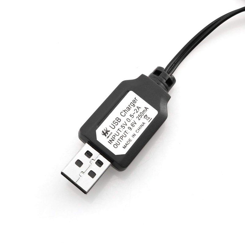Maxmoral 9.6V USB Charger Battery Charging Cable for RC Car KET-2P - Image 2