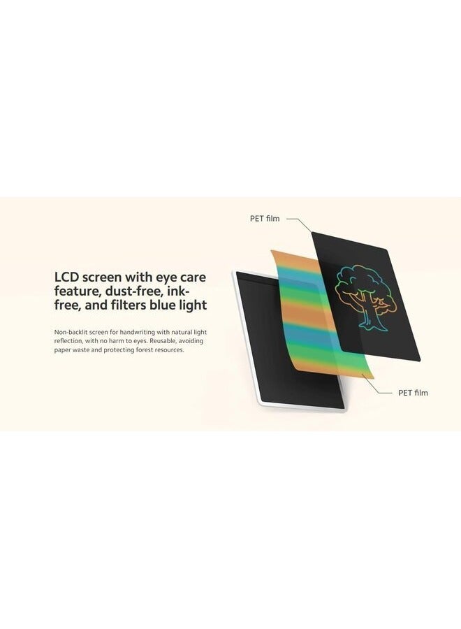 Xiaomi LCD Writing Tablet 10" (Color Edition) Vibrant brushstrokes | One-tap clear screen | Magnetic pen | Lightweight and portable | Dust-free and ink-free | Long battery life - Image 3