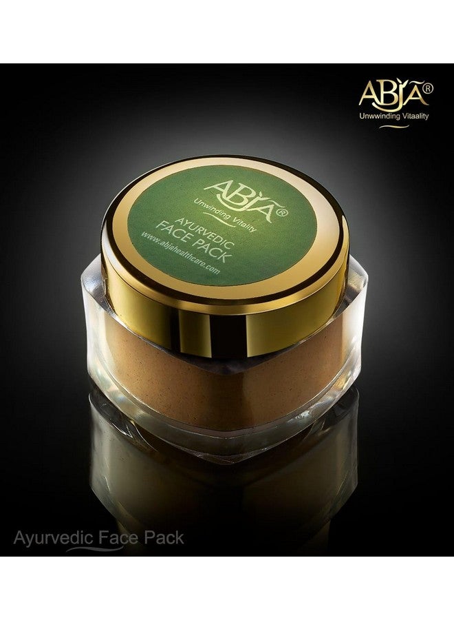 Abja Ayurvedic Face Pack| Control Excess Oil| Instant Anti-Tan, Dark Circle Reduction & Complexion Enhancement Pack| |A Powerhouse Blend Of Time-Tested Ingredients Designed To Pamper Your Skin(40g) - Image 2