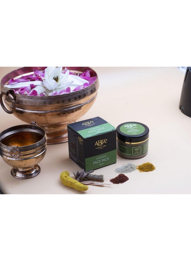 Abja Ayurvedic Face Pack| Control Excess Oil| Instant Anti-Tan, Dark Circle Reduction & Complexion Enhancement Pack| |A Powerhouse Blend Of Time-Tested Ingredients Designed To Pamper Your Skin(40g) - Image 4