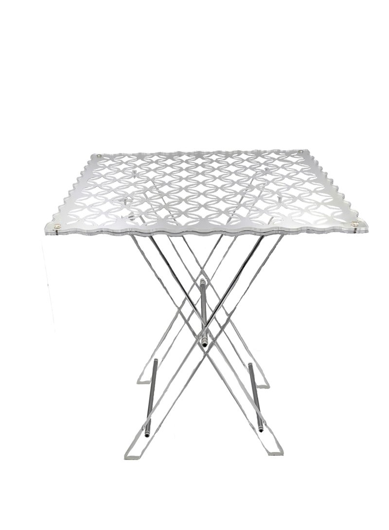 دلس طاولة أرابيسك أكريليك قابلة للطي - Image 2