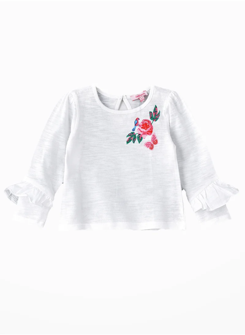 جيلين Cozy Knit Long Sleeve T-Shirt for Girls