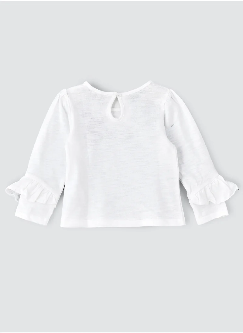 جيلين Cozy Knit Long Sleeve T-Shirt for Girls