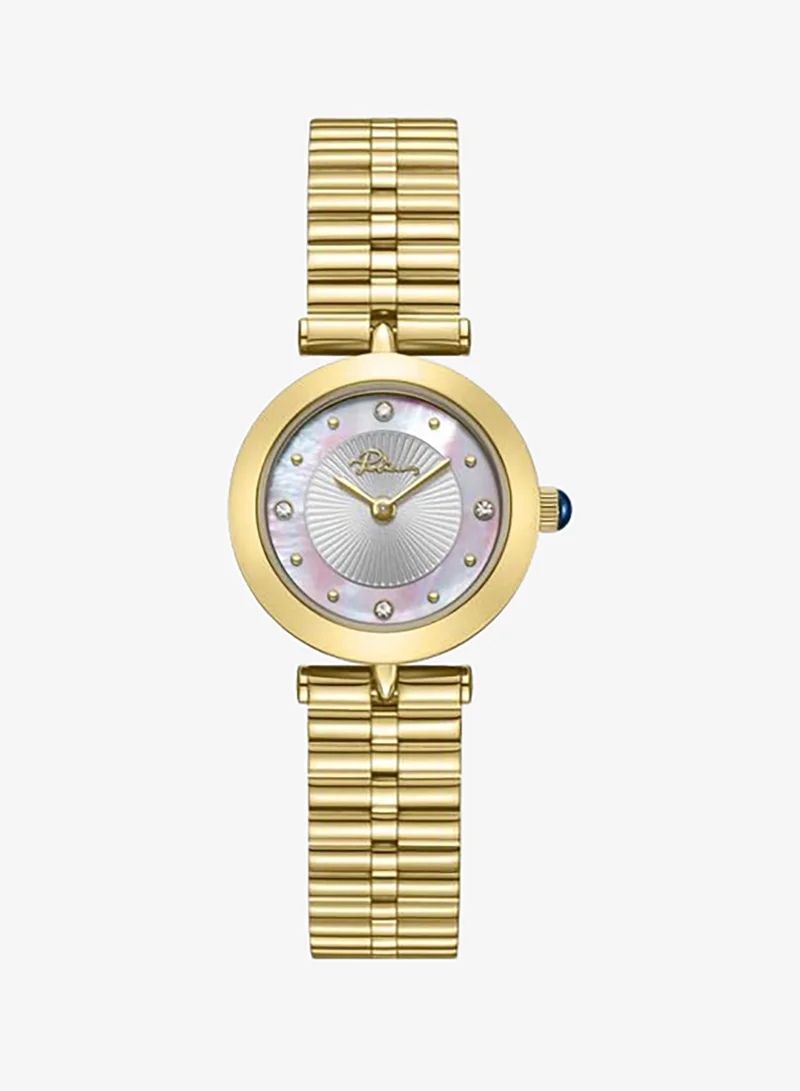 بوليس Agra White Dial Stainless Steel Bracelet Analog Watch for Women, 24mm