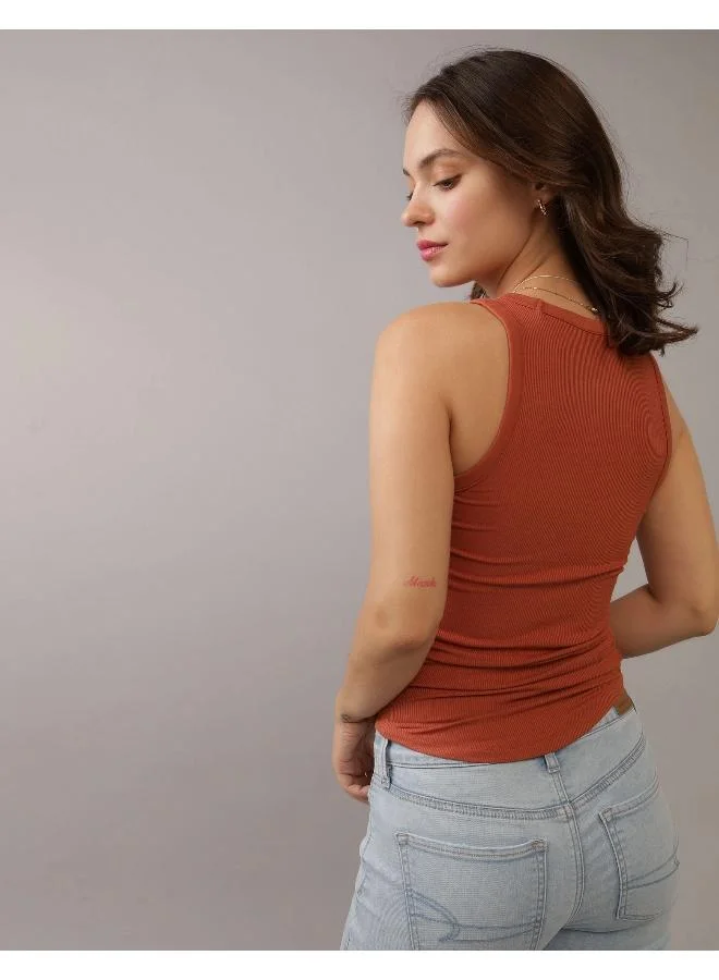 American Eagle Ribbed Classic Tank Top