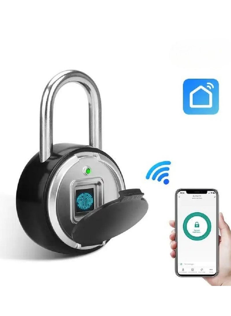 Bluetooth Padlock, Universal Mini Electronic Padlock APP Control Password Lock for Dormitory Cabinets Drawers Suitcase Intelligent Electronic Password APP Padlock  - Image 4