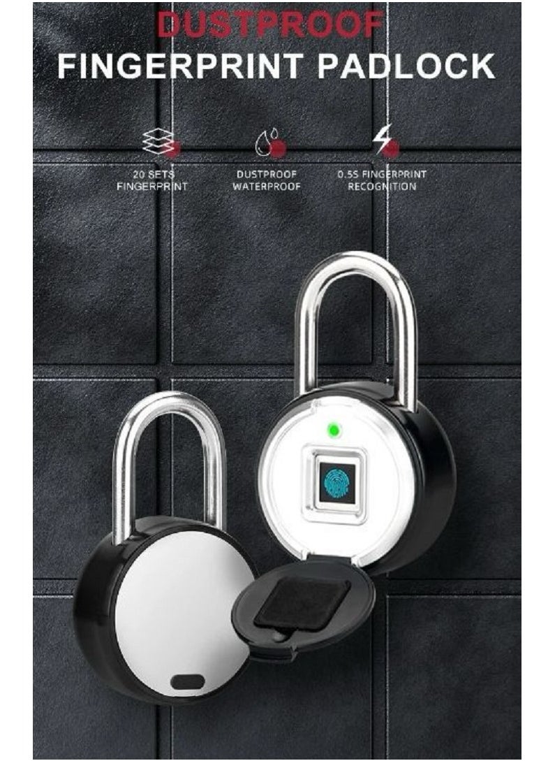 Bluetooth Padlock, Universal Mini Electronic Padlock APP Control Password Lock for Dormitory Cabinets Drawers Suitcase Intelligent Electronic Password APP Padlock