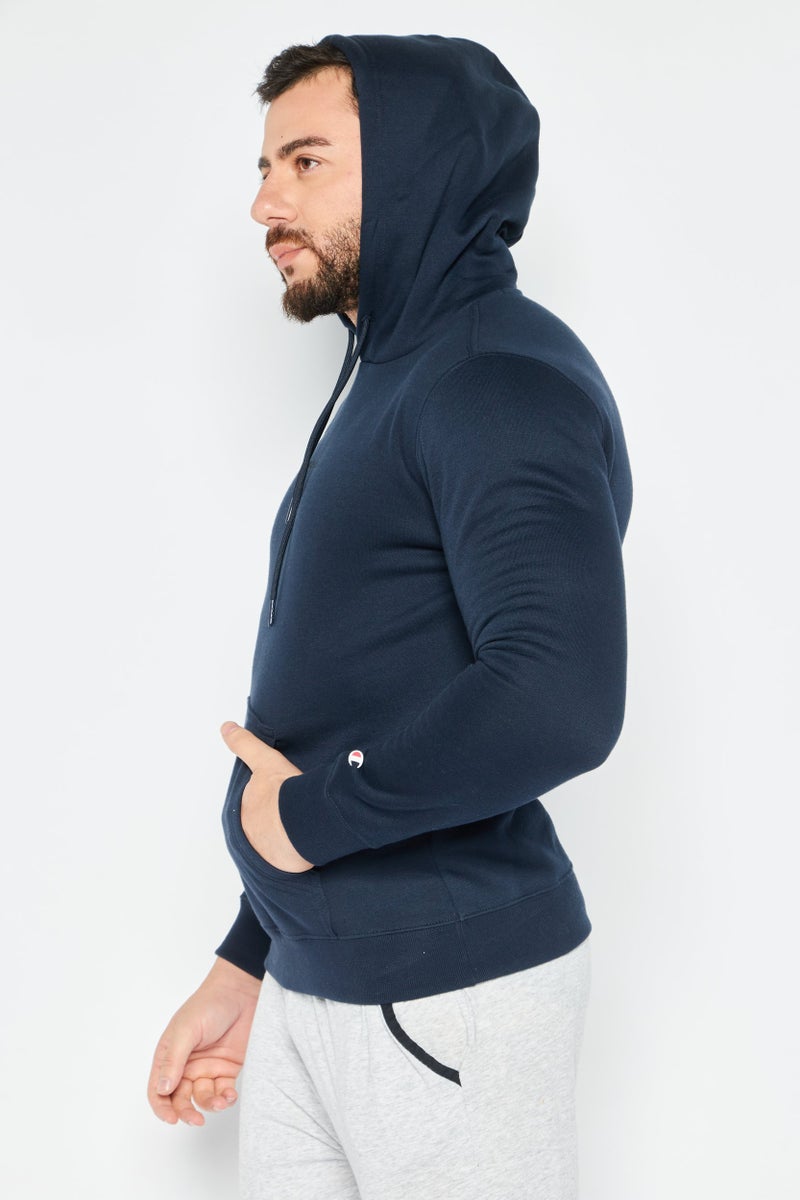 Champion Men Sportswear Fit Long Sleeves Outdoors Sweatshirts, Navy - Image 3