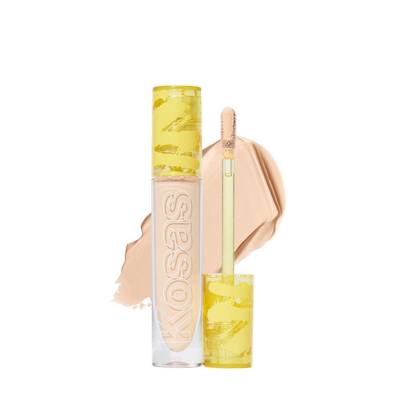 Kosas Revealer Concealer - Medium Coverage Makeup with Hyaluronic Acid, Conceals Dark Circles Under Eyes, Dark Spots and Blemishes + Brightens, Hydrates, Long-Lasting & Vegan,(Tone 03 W) - Image 1