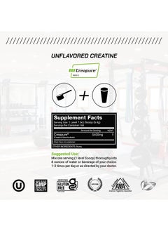 Muscle Feast Creapure Creatine Monohydrate Powder, Vegan Keto Friendly Gluten-Free, Mass Gainer, Muscle Recovery Supplement and Best Creatine for Muscle Growth, Unflavored, 2LB  - Image 4