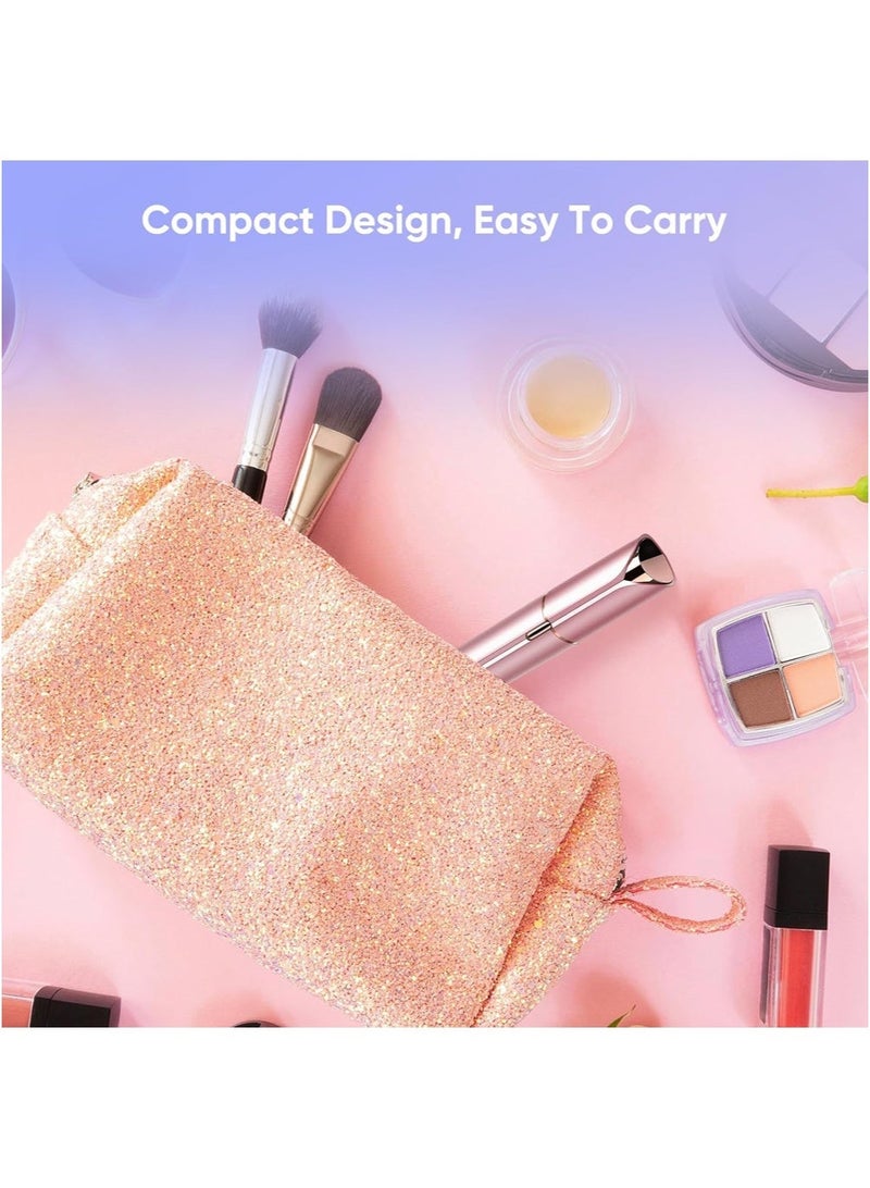 CAYGA Hair Removal for Women Device, Remover Women Face, Finishing Touch Upper Lips, Chin & Cheeks, USB Rechargeable with LED LightIncluded Two Replacement Heads - Image 4
