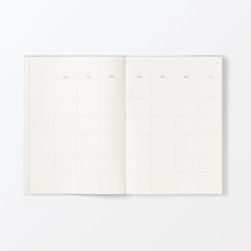 MUJI 84925320 Undated Schedule Notebook, Monthly, Daily, A5, Monthly, 12 Months, 366 Days Daily - Image 3