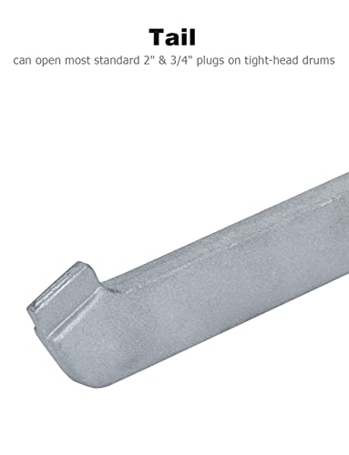 Mellbree Aluminum Bung Wrench - Gallon Drum Opener Tool for 10, 15, 20, 30, 50, 55 Gallon Barrels - Fits 2 Inch and 3/4 Inch Bung Caps - Image 5
