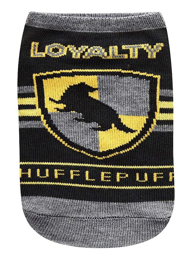 Harry Potter Hufflepuff Juniors/Womens 5 Pack Ankle Socks Size 4-10 - Image 3