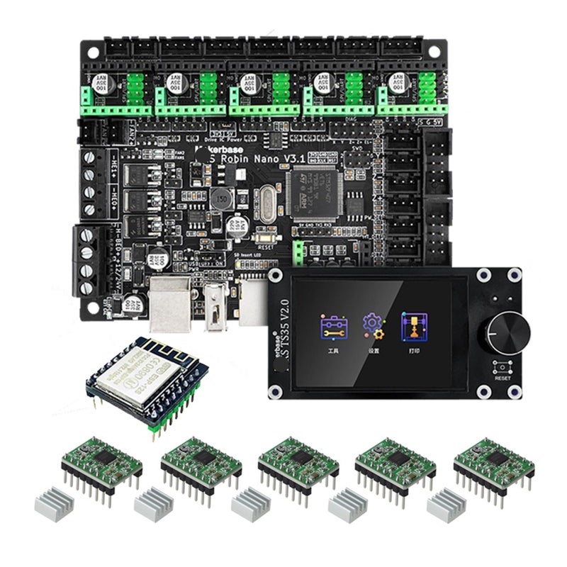 3D Printer Control Board Motherboard With TS35 TFT Touch Screen Compatible With A4988 TMC2209 Package 7 - Image 2