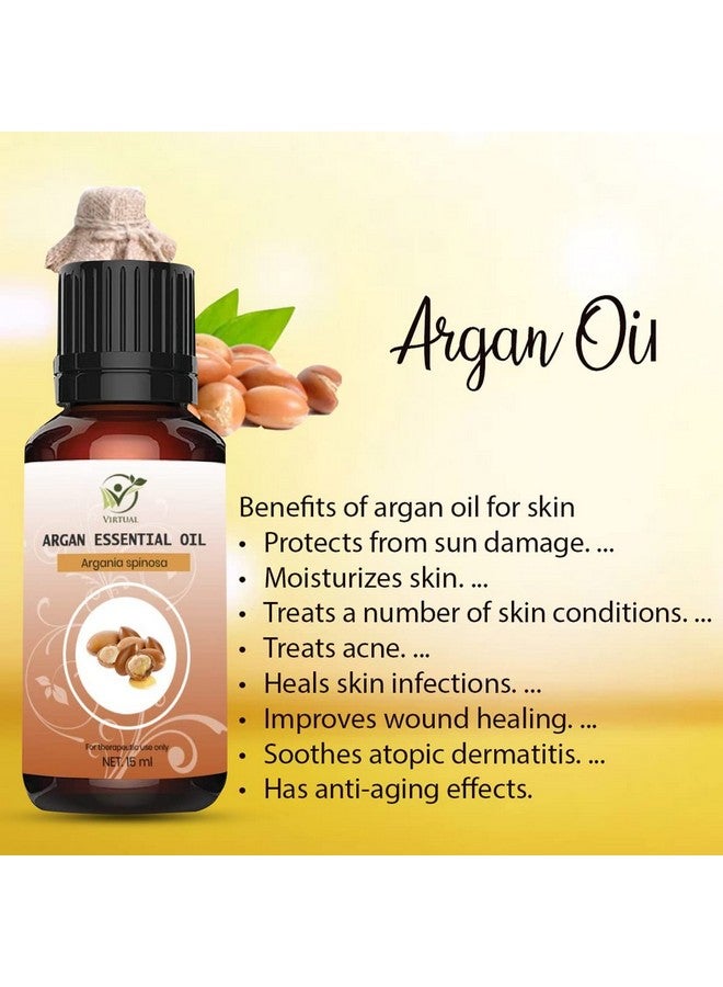 افتراضي زيت الأرجان المغربي المعصور على البارد 100% نقي وطبيعي للعناية بالوجه والبشرة والشعر 100 مل - Image 5