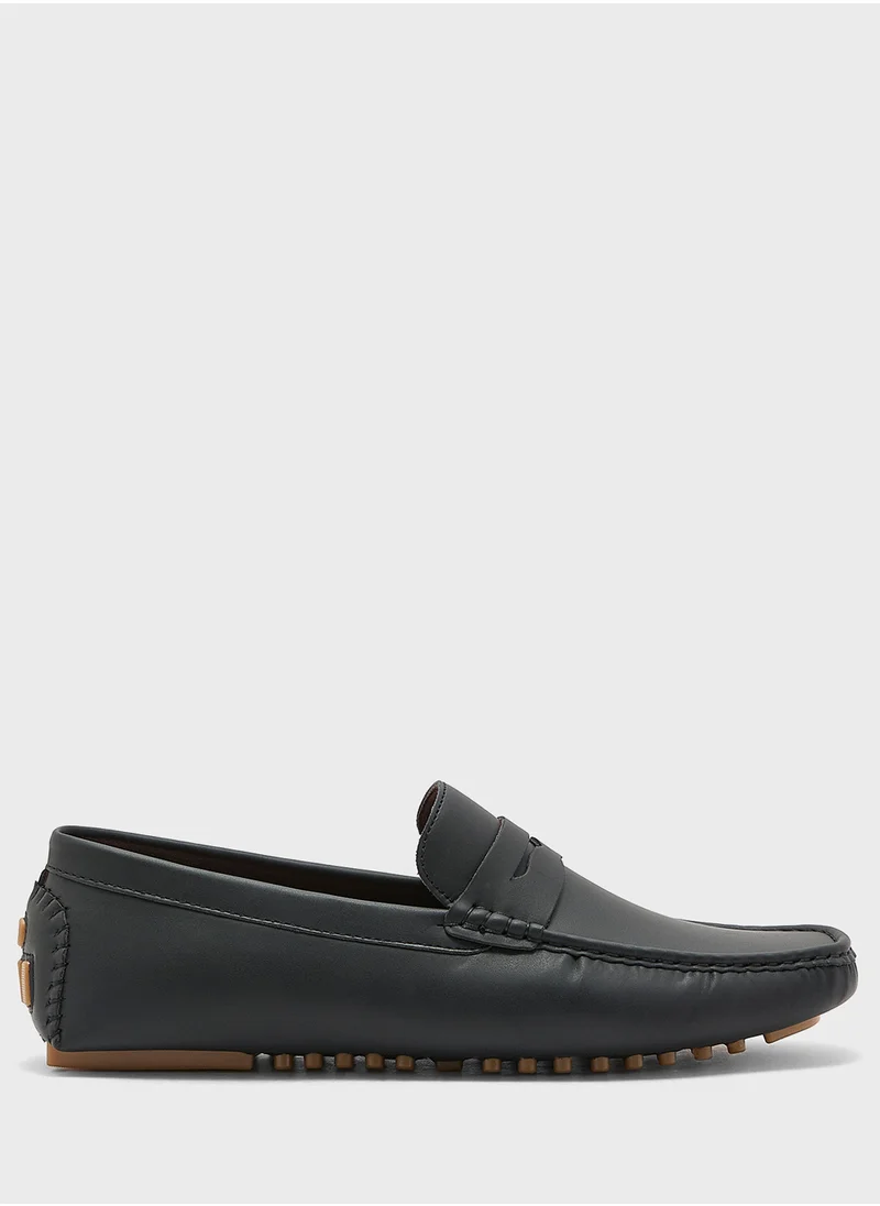 Robert Wood Nubuck Casual Loafers