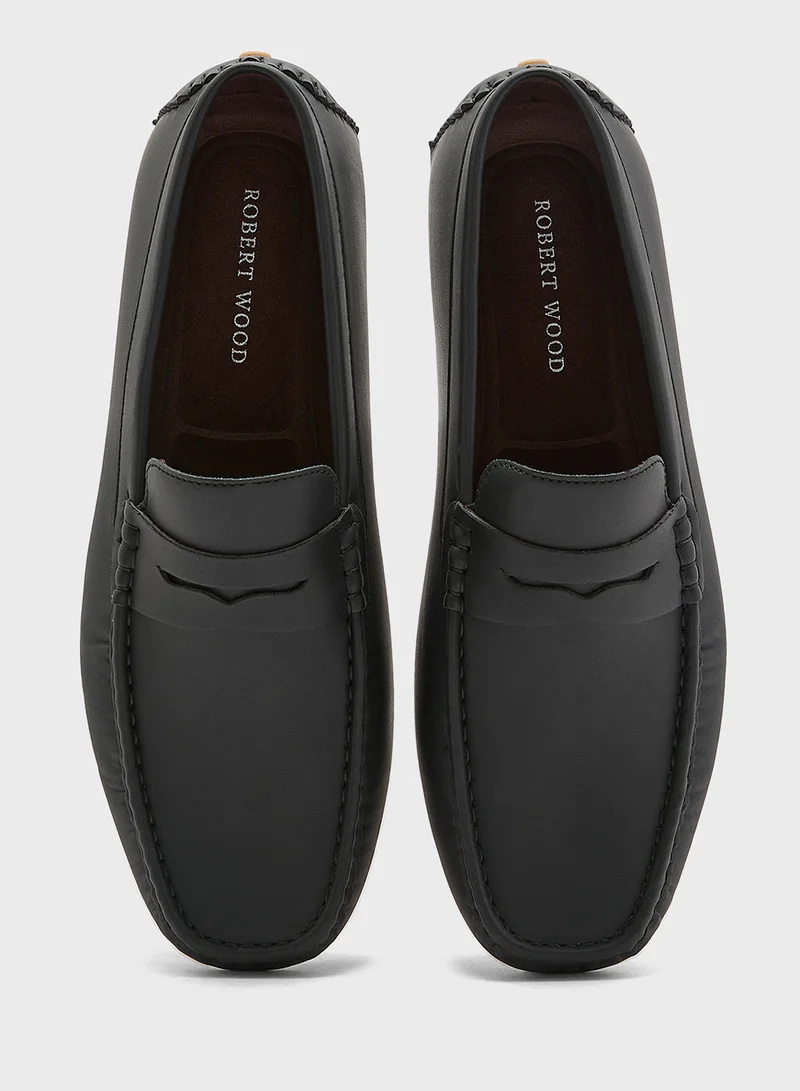 Robert Wood Nubuck Casual Loafers