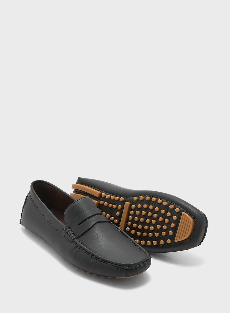 Robert Wood Nubuck Casual Loafers