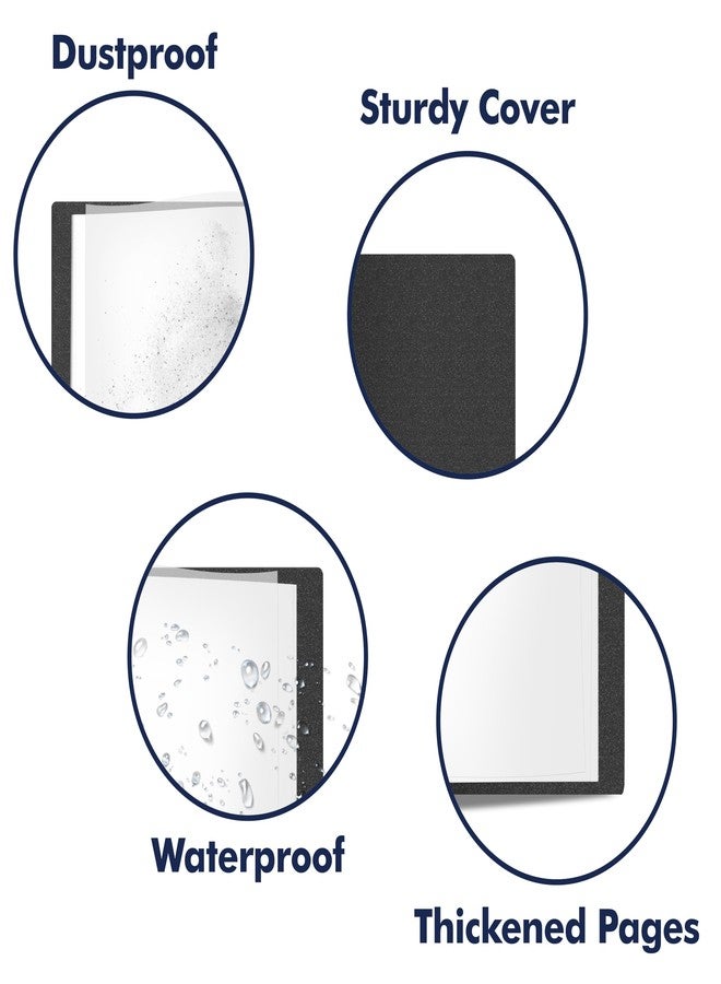 Vantasii Art Portfolio Folder, 40 Clear Pockets Paper Protectors Display 80 Pages Clear Presentation Book for Artworks, Letters, Report Sheets, Documents (Can Accommodate 11” x17”) - Image 5