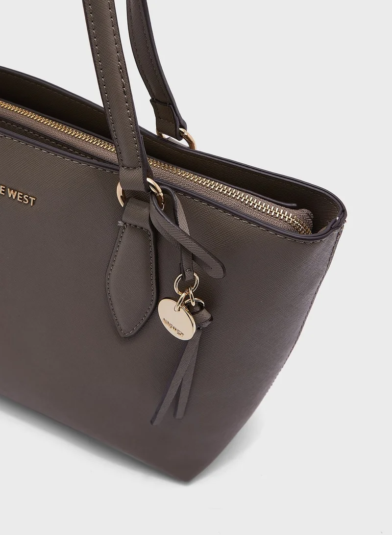 NINE WEST Wide Strap Shopper