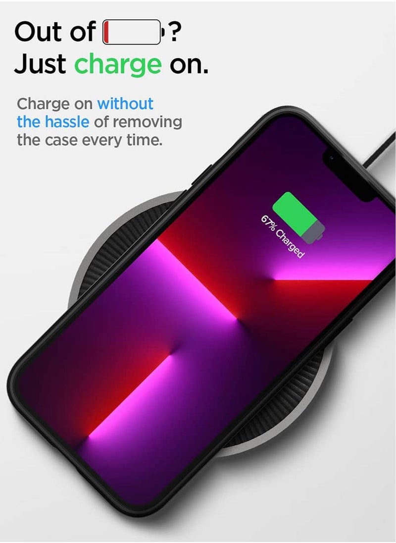 Spigen - Liquid Air for iPhone 13 Pro Max Case Cover - Matte Black - Image 1