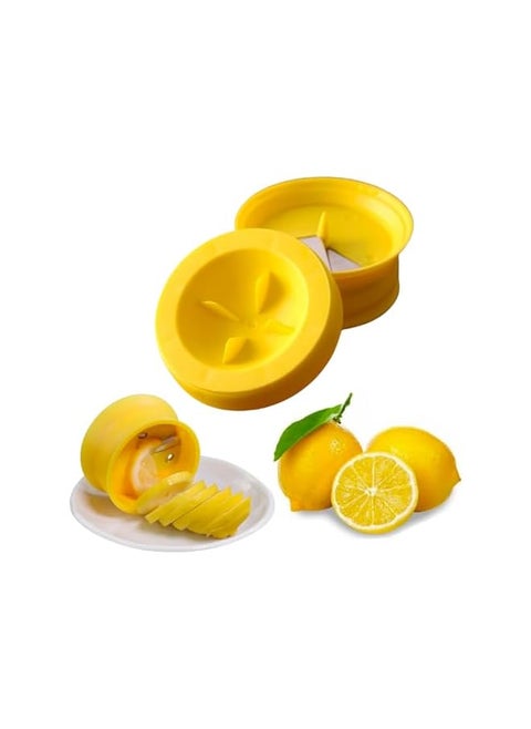 Lemon & Lime Wedge Slicer Cutter | Precise Citrus Slicer for Food Prep, Lemonade, and Garnish | Lemon Spiralizer, Wedge Cutter, Kitchen Gadget, Lemon Zester & Vegetable Slicer Tool