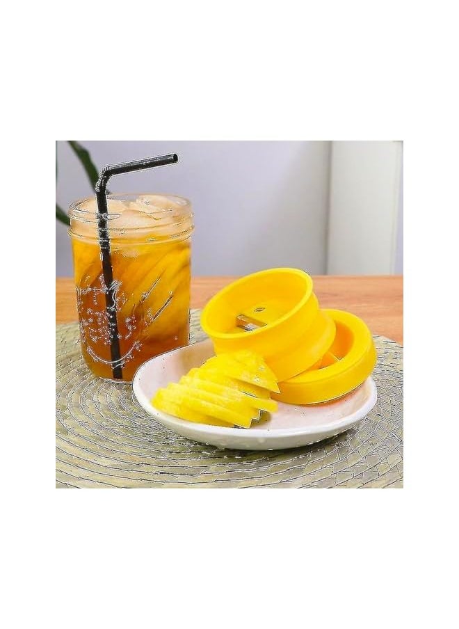erorex - Lemon & Lime Wedge Slicer Cutter | Precise Citrus Slicer for Food Prep, Lemonade, and Garnish | Lemon Spiralizer, Wedge Cutter, Kitchen Gadget, Lemon Zester & Vegetable Slicer Tool - Image 1