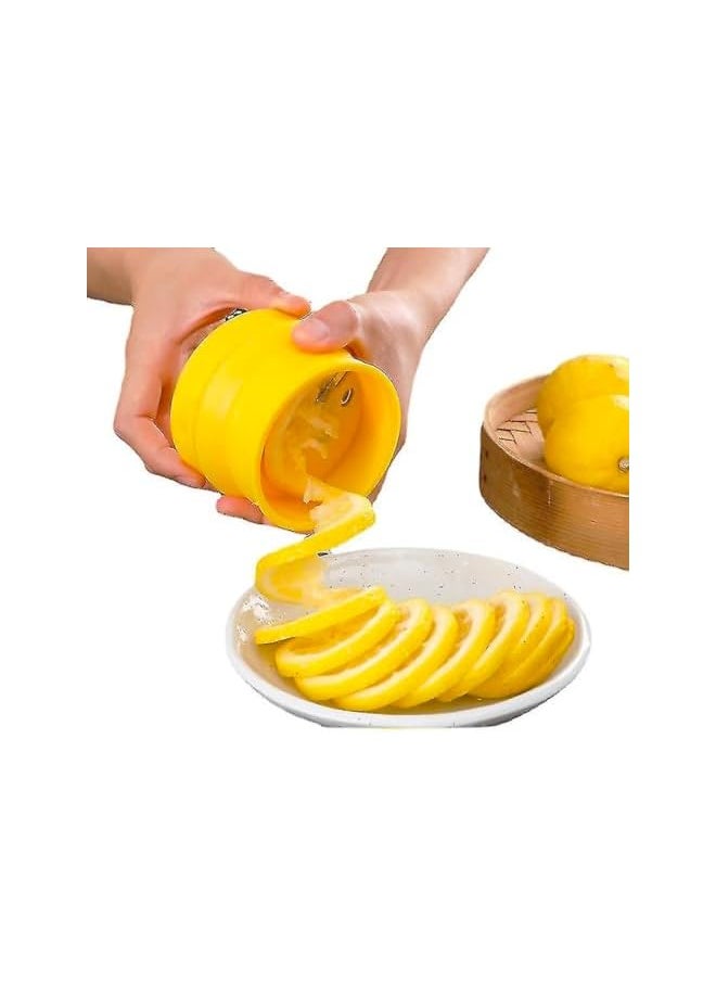 erorex - Lemon & Lime Wedge Slicer Cutter | Precise Citrus Slicer for Food Prep, Lemonade, and Garnish | Lemon Spiralizer, Wedge Cutter, Kitchen Gadget, Lemon Zester & Vegetable Slicer Tool - Image 1