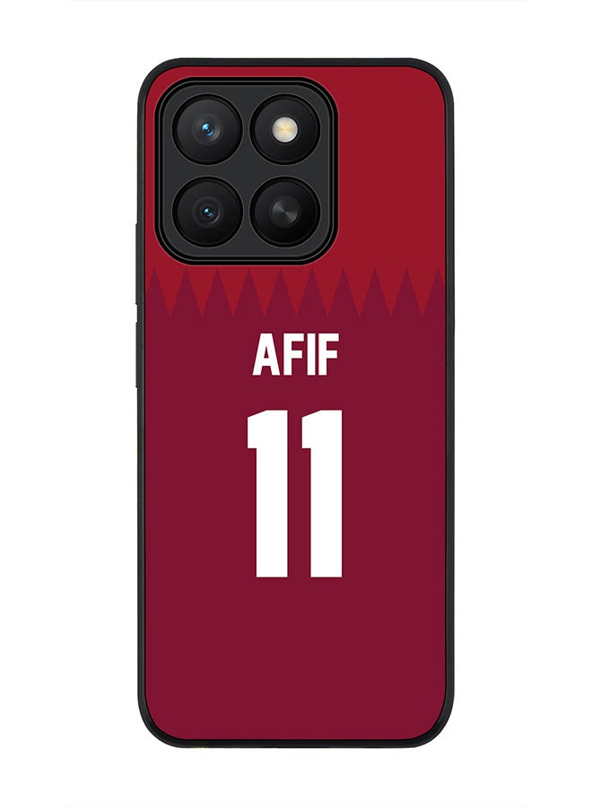 Stylizedd For Honor X8c Case,Slim fit Camera Protection, Shockproof Thin Phone cover  - Football - Qatar,  Afif