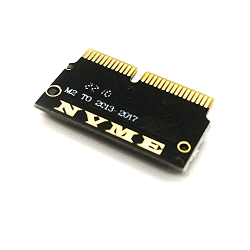 Nockchawon M.2 NVME SSD Convert Adapter,NGFF M.2 NGFF M-Key AHCI SSD Convert Card for Upgrade MacBook Air(2013-2016 Year) and Mac PRO(Late 2013-2015 Year) - Image 1