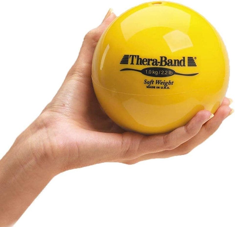 TheraBand Soft Weight, 4.5" Diameter Hand Held Ball Shaped Isotonic Weight for Strength Training and Rehab Exercises - Image 3