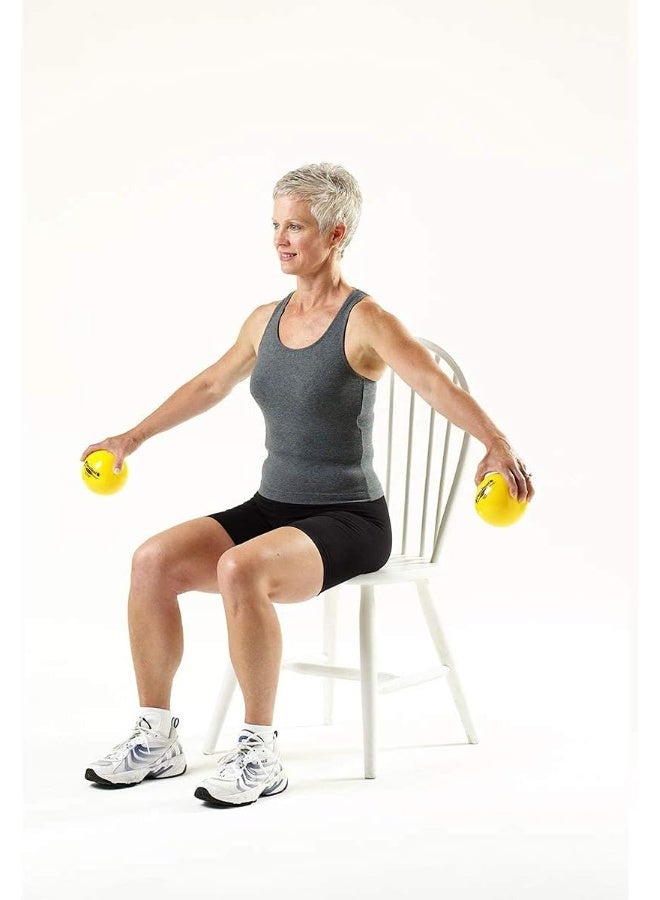 TheraBand Soft Weight, 4.5" Diameter Hand Held Ball Shaped Isotonic Weight for Strength Training and Rehab Exercises - Image 4