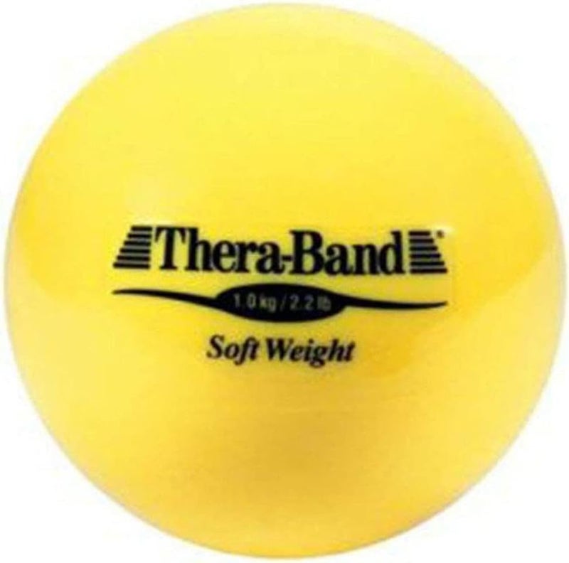 TheraBand Soft Weight, 4.5" Diameter Hand Held Ball Shaped Isotonic Weight for Strength Training and Rehab Exercises - Image 1
