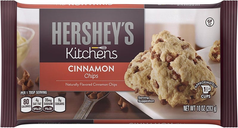 Hershey's Cinnamon Baking Chips - 10 Ounce Bag (Pack of 4)