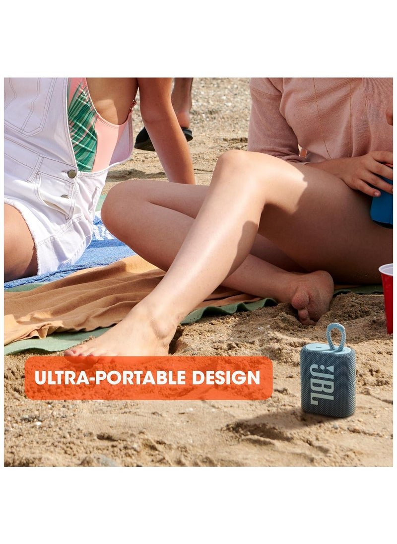 JBL GO 3 Portable Bluetooth Speaker Blue  - Image 3