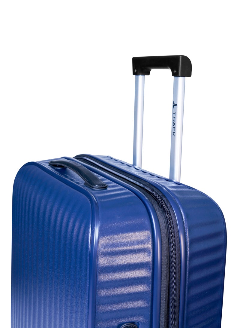 Track Track Oak Hardshell Luggage Set Navy – Durable PP Hardcase Suitcase, Lightweight Expandable Carry-on & Check-in Luggage, Secure Lock & Zipper, 4 Double Spinner Wheels, Organized Packing Suitcase  - Image 5