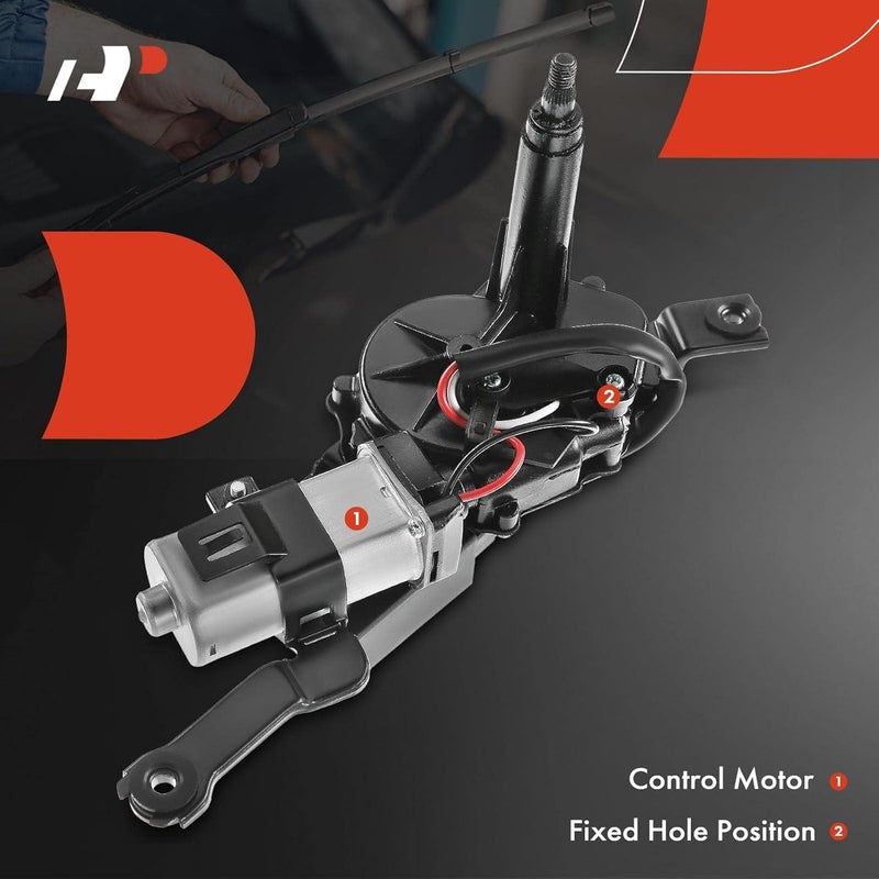 A-Premium Rear Windshield Wiper Motor Without Washer Pump for Chevrolet Equinox, Pontiac Torrent, Suzuki XL-7 (2007-2009) - Image 4