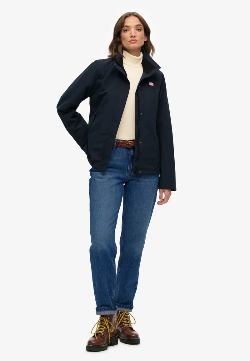 سوبر دراي جاكيت قشرة بدون غطاء رأس