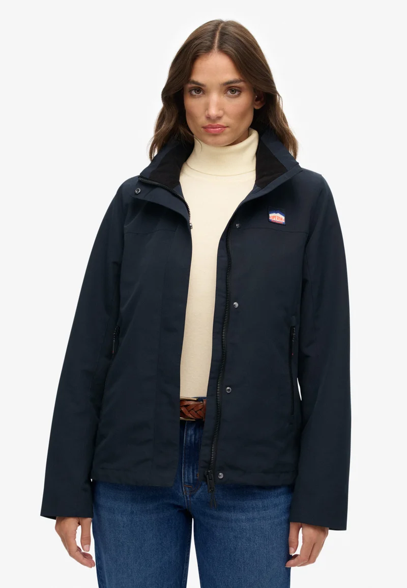 سوبر دراي جاكيت قشرة بدون غطاء رأس