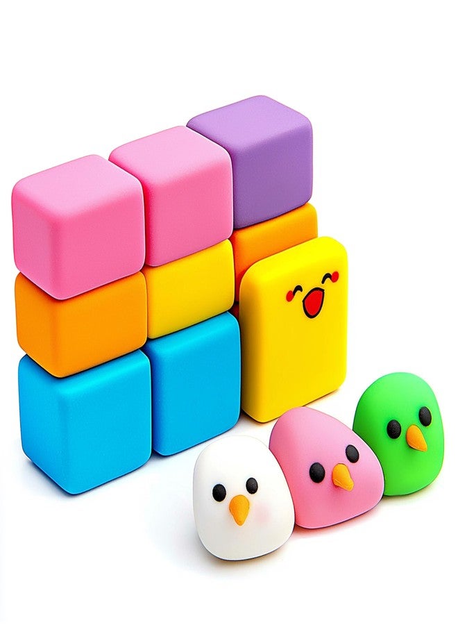 RONDURE Kneaded Eraser for Artists Drawing, Sketching, 6 Pcs Moldable & Stretchy Clay Gum Erasers Putty Kneadable and Scented for Art Student - Image 2