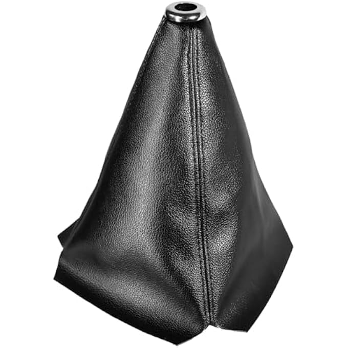 ريحني غطاء غبار مقبض ناقل الحركة العالمي لناقل الحركة يدوي أسود من جلد PU غطاء حذاء ناقل حركة أوتوماتيكي - Image 1