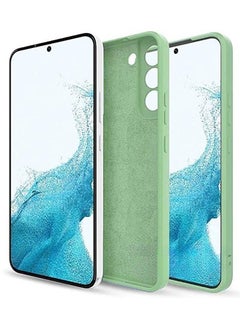 Color Fans Compatible with Samsung Galaxy S21 FE Case Silicone Phone Case for Samsung S21 FE 5G 6.4inch Cover Soft Green  - Image 3