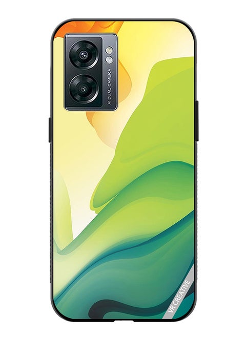 Protective Case Cover For Oppo A57 5G Abstract Design Multicolour