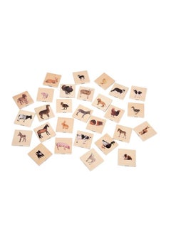 TickiT - 73406 Domestic Animal Family Match - Set Of 28 - Real Pictures - Animal Memory Game With Parents And Babies - Animal Matching Game For Toddlers - Develop Cognitive Skills ,Critical Thinking  - Image 2